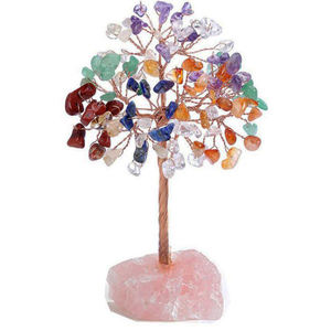 प्राकृतिक गुलाबी गुलाब क्वार्ट्ज अमेथिस्ट कच्चे अयस्क नीचे क्रिसमस जीवन क्रिस्टल शिल्प का भाग्यशाली उपहार उपचार पेड़ - Product Image 3