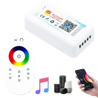 Controlador LED WiFi Inteligente Tuya IP20 para Tiras RGB/RGBW, Control por Aplicación Alexa y Google Home, Alcance de 30m, DC12-24V, 216W, 6A, 3 Canales, 2 Años de Garantía