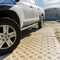 Tapis de chaussée en PE ultra résistant à l'usure, résistant aux chocs et antidérapant, idéal pour les routes temporaires d'équipement lourd