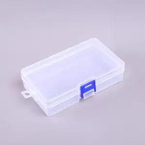 صندوق تخزين بلاستيكي شفاف ل خواتم مجوهرات منظم حبوب حقيبة مستحضرات تجميل الحرفية حاوية