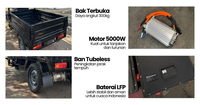 Tricycle moto tout-terrain pour le transport de marchandises lourdes - Sufficientement puissant pour les charges les plus exigeantes, efficace pour une utilisation toute la journée