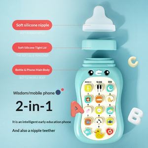 Téléphone portable éducatif en plastique MingXiang pour enfants, biberon à mâcher, jouet musical bilingue <span class=keywords><strong>anglais</strong></span> pour l'apprentissage précoce - Product Image 5