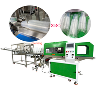 Horizontale Plastikfolien-Verpackungsmaschine Einweg-Pappbecher-Verpackungsmaschine Einmalbecher-Zähl- und Verpackungsmaschine