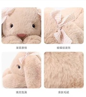 Boneka Kelinci Angela Mainan Plush Bahan Poliester 31-50cm Teman Nyaman untuk Anak-anak Bantal Peluk Sebelum Tidur Hadiah Ulang Tahun