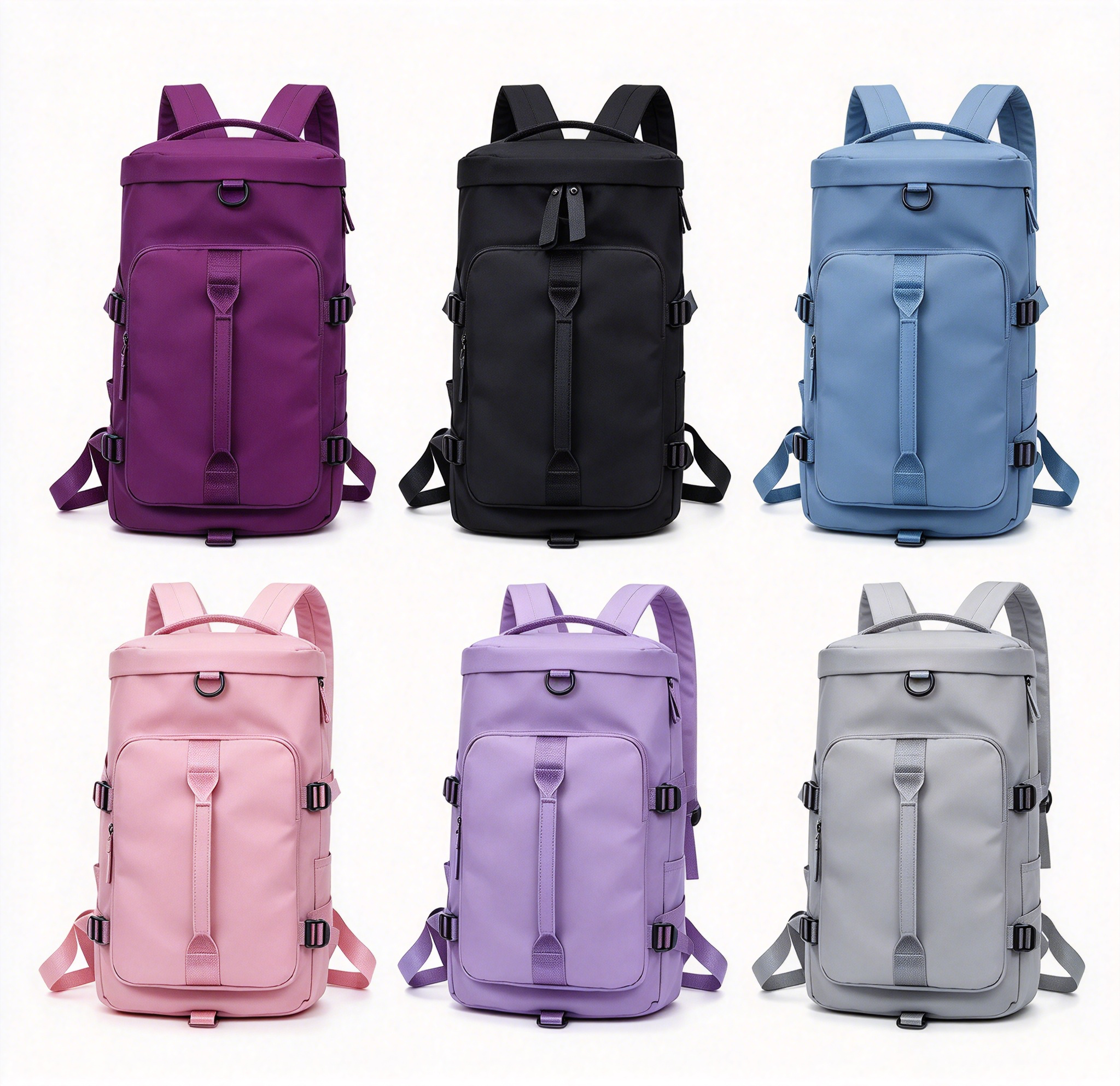 Oxford Fabric Roll Backpack