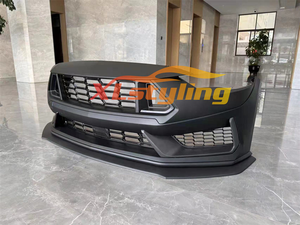 XLstyling Nouveau kit carrosserie pour <span class=keywords><strong>Mustang</strong></span> 18-23, conversion de voiture ancienne en nouvelle, mise à niveau vers un look Dark Horse, pare-chocs avant, lifting de carrosserie - Product Image 4