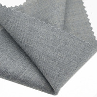 Usine directe en gros italien 50P laine mérinos tissu 50W uni sergé costume tissu pour hommes toutes saisons veste