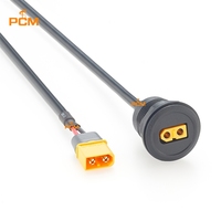 Câble d'extension Amass XT60 femelle à montage sur panneau, prise encastrée pour batterie Lipo RC, panneau solaire, vélo électrique, moniteur FPV
