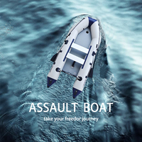 Bateau pneumatique de sauvetage de luxe Solar Marine 0,9 mm 300 cm, plancher renforcé pour assaut et pêche, procédé de soudage thermique