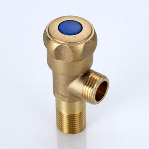 Robinet d'angle en laiton Morning Dew 15 mm, une entrée, une sortie, pour le contrôle de l'eau des chauffe-eau et des toilettes, eau chaude et froide - Product Image 3