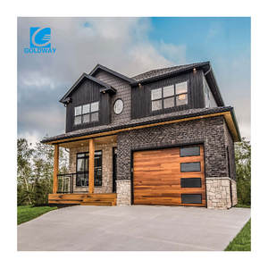 Porte de garage sectionnelle moderne américaine Isolation 16x7 à <span class=keywords><strong>rabat</strong></span> isolé Portes de garage coulissantes pour résidentiel <span class=keywords><strong>pas</strong></span> <span class=keywords><strong>cher</strong></span> - Product Image 4