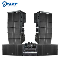 Système de sonorisation professionnel TACT PRO AUDIO à double haut-parleur Line Array de 10 pouces, 500W/800W, 50Hz-20kHz, pour scène extérieure - Vente flash
