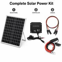 Panneau solaire personnalisé en gros 30W 24V, module photovoltaïque compact 10W 20W avec support pour moniteur de trafic