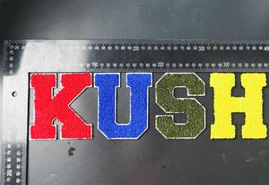 Lettre de l'alphabet personnalisé patchs en chenille lettre de broderie personnalisée lettres en chenille patchs personnalisés pour chapeaux vêtements - Product Image 5