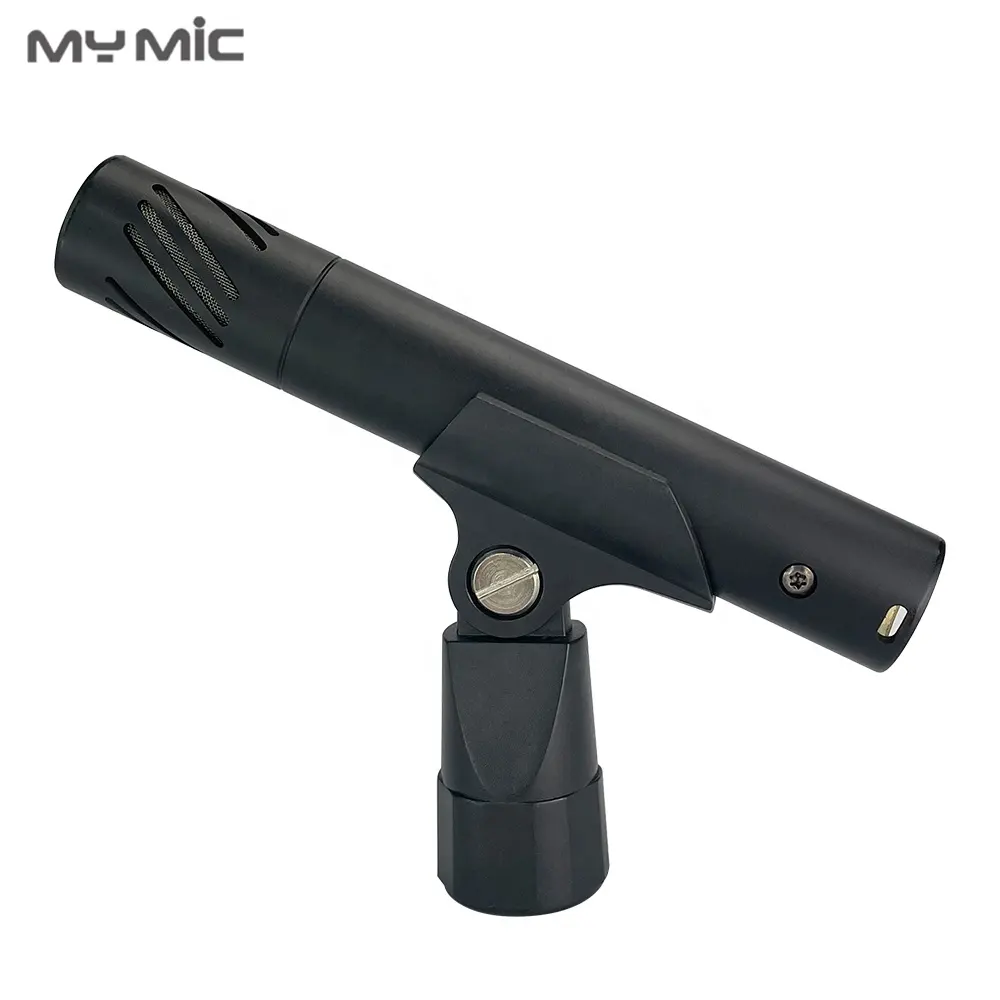 Microfone condensador de metal xlr, microfone para gravação de música e voz