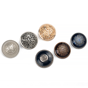 Botones de Metal Dorado de Aleación de Zinc para Blazers, Thobes y Abrigos, Botones con Logotipo Personalizado para Trajes, Costura y Manualidades - Product Image 2