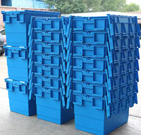 Conteneur en plastique de stockage d'entrepôt empilable de grande taille en PP HDPE de qualité industrielle en stock