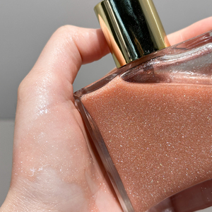 Olio Corpo MLM Personalizzabile Leggero ad Alta Lucentezza con Glitter Abbronzante Idratante e Brillante, Etichetta Privata - Product Image 1