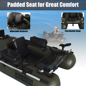 <span class=keywords><strong>Bateau</strong></span> pneumatique REACHSEA BL170 170 cm 1 personne, matelas gonflable noir - Product Image 5