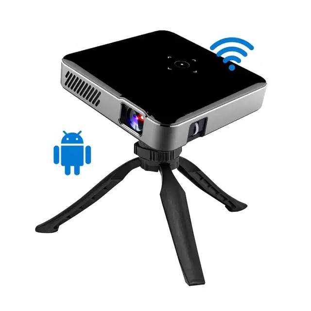 Salange S350 Ultra Mini Portable Projector HD 1080p Projector 4k Support LED DLP Rechargeable Pico Projector