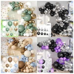 Guirnaldas <span class=keywords><strong>de</strong></span> <span class=keywords><strong>Globos</strong></span> <span class=keywords><strong>de</strong></span> Látex Brillantes en Color Cromo Dorado y Morado <span class=keywords><strong>para</strong></span> Decoración <span class=keywords><strong>de</strong></span> <span class=keywords><strong>Cumpleaños</strong></span> <span class=keywords><strong>de</strong></span> Personas Mayores - Product Image 3