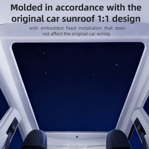 모터 구동 전동 허니콤 스카이라이트 블라인드 창문 모델 Y 차량용 - Product Image 5