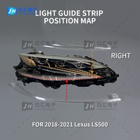 Módulo LED OEM DRL para Lexus LS LS350 LS500 2018-2021, Tira de Luz Diurna DRL para Faros Delanteros de Coche