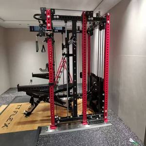 Multifunzione Power Squat Gym Smith Machine Power Rack <span class=keywords><strong>per</strong></span> la <span class=keywords><strong>casa</strong></span> Bodybuilding allenamento petto esercizio - Product Image 4