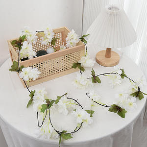 M710 <span class=keywords><strong>2022</strong></span> vente en gros, nouveau Style de mariage, décoration de la maison, vignes en soie, fleur de cerisier suspendue vigne à vendre - Product Image 5
