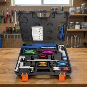 Kit d'outils de pliage de tubes en aluminium ChillTech avec matrices et mallette de transport pour la fabrication métallique - Product Image 3