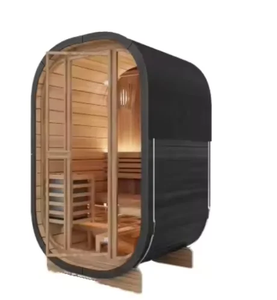 Aanpasbare <span class=keywords><strong>Mini</strong></span>-Formaat Massief Hout Moderne Natte Stoomsauna Kamer Met Bedieningspaneel 2 Personen Capaciteit - Product Image 5