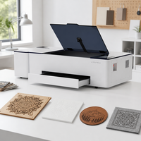Machine de gravure et de découpe au laser CO2 60W, vendeur Etsy, cadeaux personnalisés, caméra 4K pour acrylique, cuir, bois