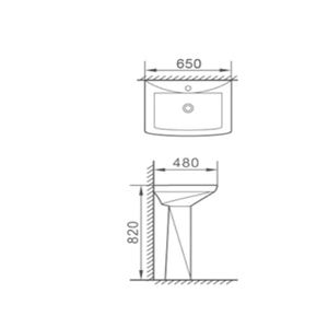 Распродажа, сантехника для ванной комнаты в стиле Ближнего Востока, неглубокая раковина, умывальник из двух частей - Product Image 4