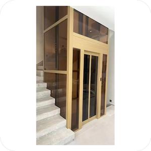 Preço de Fábrica Elevador Residencial de Alta Qualidade para 2-4 Andares Interno/Externo Design Moderno Elevador de Passageiros com Recursos de Segurança para Villa - Product Image 6