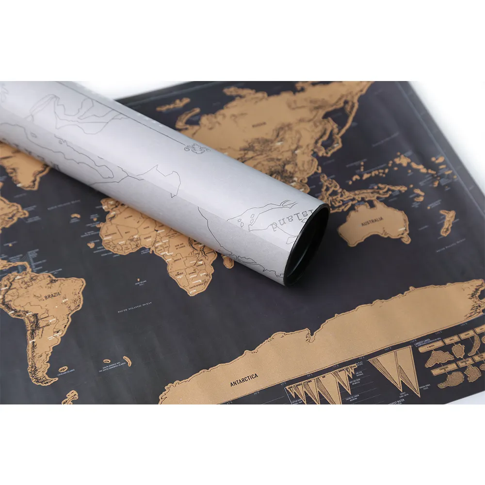 Пользовательская Дорожная карта мира класса люкс, Карта путешествий, Карта мира
