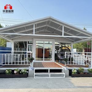 Imperméable à l'eau préfabriqué 40Ft 20Ft Extensible Pavillon Conteneur Maison Préfabriquée Villa Portable Maison Construction <span class=keywords><strong>Immobilier</strong></span> - Product Image 2