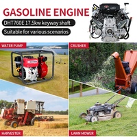 Moteur à essence bicylindre 25 CV/760 CC 4 temps à démarrage électrique, avec arbre à clavicules de 25,4 mm et 28,575 mm, en promotion