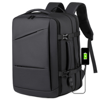 Tas Ransel Bisnis Kasual Multi-Fungsi Baru, Kompartemen Sepatu Terpisah, Pengisian Daya USB, Tas Laptop Kapasitas Besar