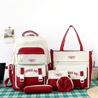 Sac à dos polyvalent de grande capacité, polyvalent et mignon, multi-pièces, pour lycéennes et élèves du primaire