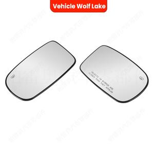 กระจกมองข้างแบบมีระบบทำความร้อนสำหรับ Dodge Charger 2011-2022 ด้านซ้าย อะไหล่ทดแทน สีเงิน วัสดุ ABS - Product Image 3