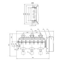 Interruptor de Corte de Carga SF6 FLN36-12 12KV 630A, 3 Posiciones, Aislamiento Epoxi, LBS CN ZHE para Unidad Principal de Anillo (RMU)