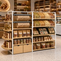 Étagère de présentation pour snacks, présentoir de magasin de détail avec rangement pour noix