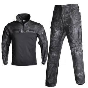 Tactical <strong>Camouflage</strong> Uniform Clothes Suit Combat Shirt + <strong>Cargo</strong> <strong>Pants</strong> With Knee Pads - Product Image 3