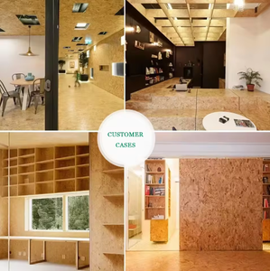 Panneau <span class=keywords><strong>OSB</strong></span> sablé écologique |   Panneau en bois de qualité peinture 12 mm pour revêtement mural intérieur, décoration de plafond - Product Image 6