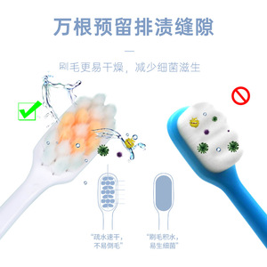 แปรงสีฟันเด็กคาซ่า ขนแปรงนุ่ม 2-12 ปี แปรงสีฟันแบบใช้มือ ดีไซน์การ์ตูน - Product Image 2