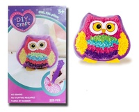 Coussin créatif pour enfants à décorer soi-même, 285 pièces en tissu avec chiffres