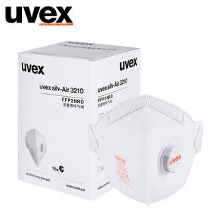 <span class=keywords><strong>Masque</strong></span> respiratoire anti-poussière jetable auto-amorçant à 3 couches UVEX, modèle <span class=keywords><strong>FFP2</strong></span>/KN95 3210, fabriqué en Chine - Product Image 2