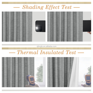 Châu Âu và Mỹ phong cách Jacquard Linen mô hình Màn cửa sổ Rèm cửa cho phòng khách Chất lượng cao Rèm Cửa & valances - Product Image 4