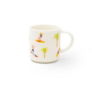 Set di 6 Tazzine da Espresso Excelsa Honolulu in Porcellana, 10 Cl, Multicolore - Product Image 1