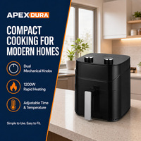 Freidora de Aire Mecánica al por Mayor 4L 1200W 220V 50Hz, Proveedor para Distribuidores y Cadenas Minoristas, Pedidos al por Mayor, Sin Aceite, Directo de Fábrica, CE